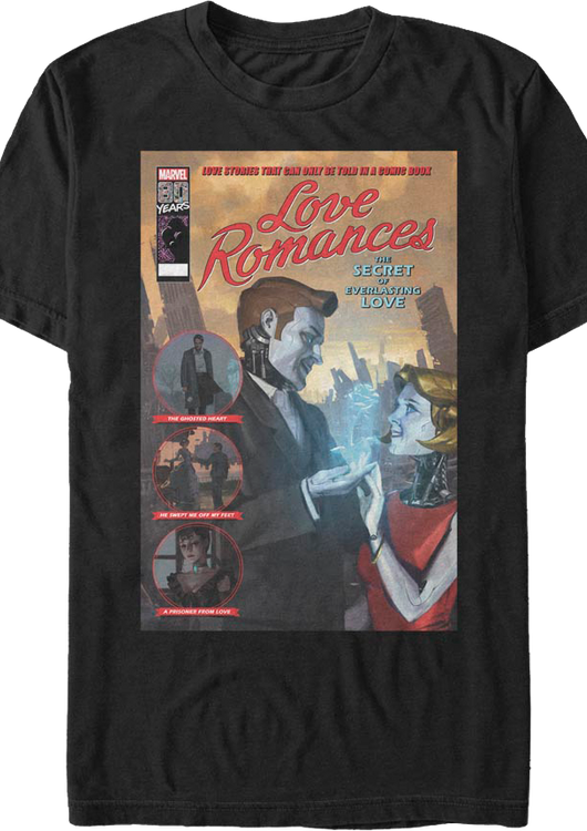Love Romances Marvel Comics T-Shirt - main product image