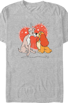 Love Story Lady And The Tramp Disney T-Shirt