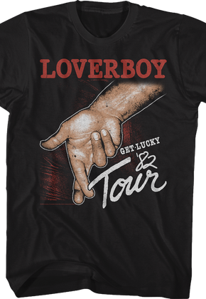 Loverboy Get Lucky Tour Shirt