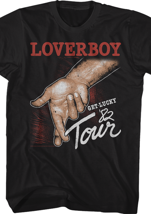 Loverboy Get Lucky Tour Shirt - main product image