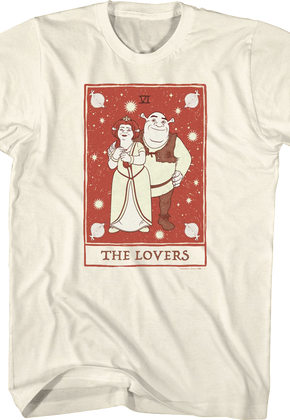Lovers Tarot Card Shrek T-Shirt