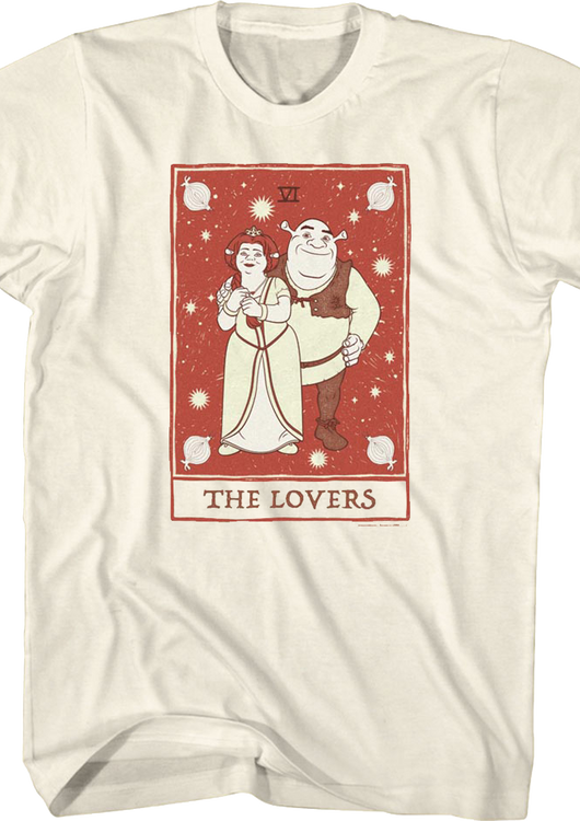 Lovers Tarot Card Shrek T-Shirt - main product image