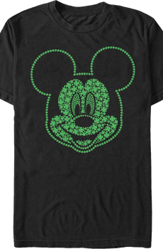 Lucky Mickey Mouse Four-Leaf Clovers Disney T-Shirt