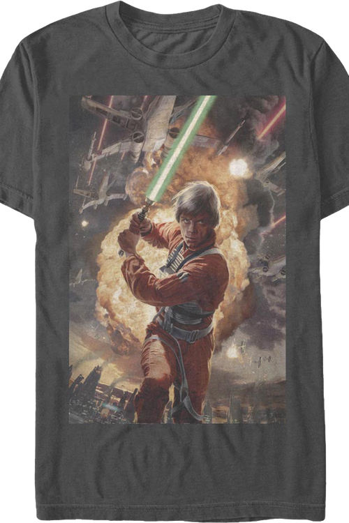 Luke Skywalker Action Poster Star Wars T-Shirtmain product image