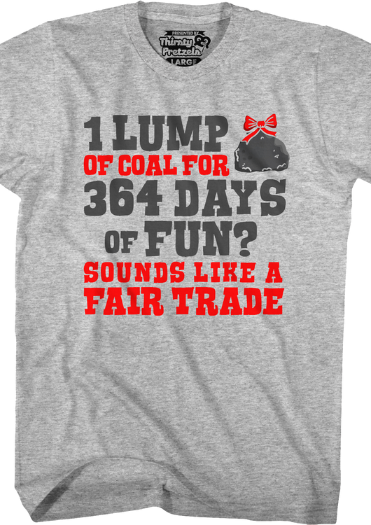 Lump Of Coal T-Shirt - main product image