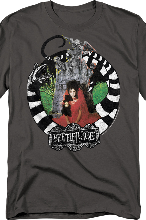 Lydia Deetz With Sandworm Beetlejuice T-Shirt - main product image