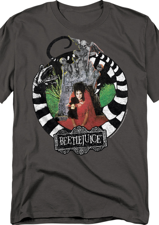 Lydia Deetz With Sandworm Beetlejuice T-Shirt - main product image