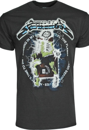 Lyrics Ride The Lightning Metallica T-Shirt