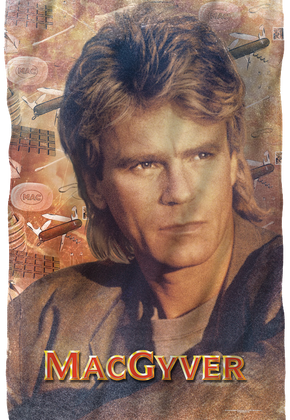 MacGyver 36 x 58 Fleece Blanket