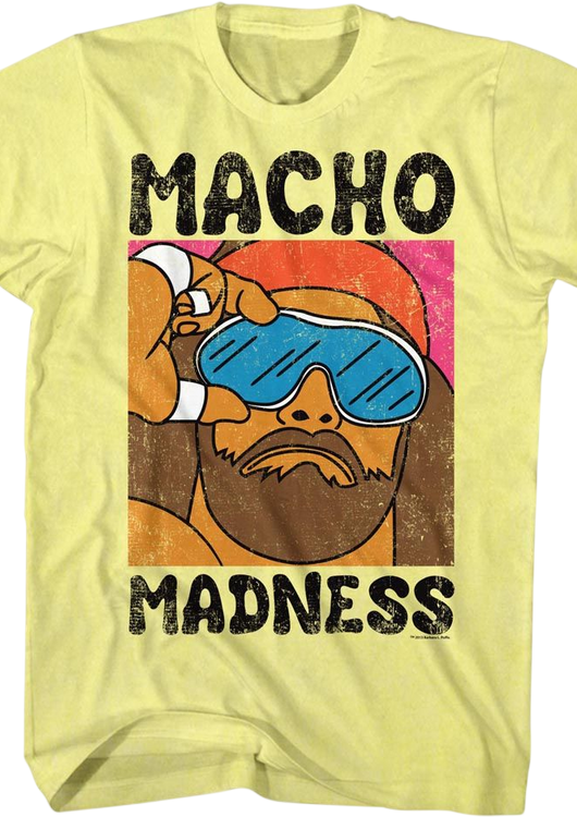 Macho Madness Illustration Macho Man Randy Savage T-Shirt - main product image