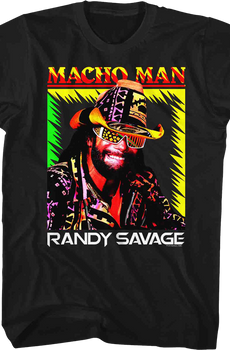 Funky Text Macho Man Randy Savage T-Shirt