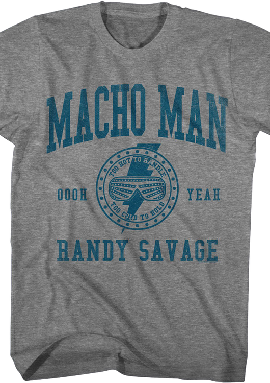 Collegiate Logo Macho Man Randy Savage T-Shirt - main product image