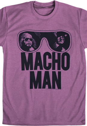 Purple Heather Macho Man Shirt