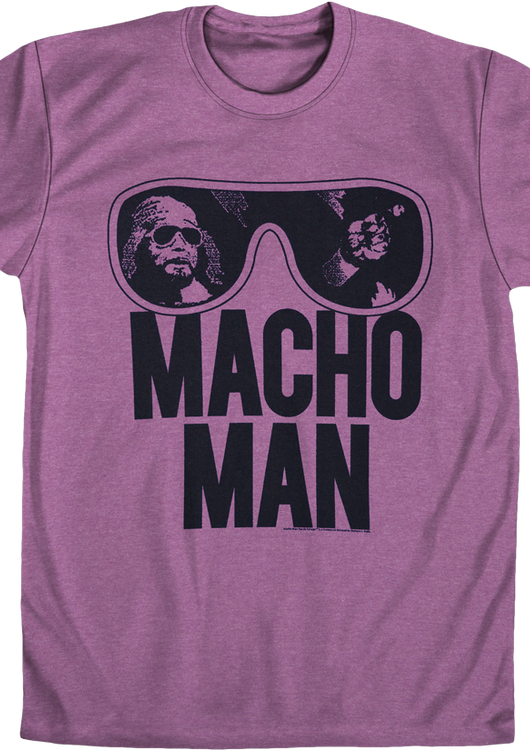 Purple Heather Macho Man Shirt - main product image