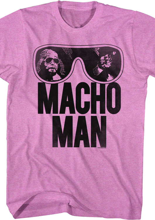 macho man dress shirt Macho Man Randy Savage Tripple Exposure Men's Long Sleeve T Shirt WWE Wrestling
