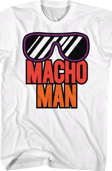 Retro Sunglasses Macho Man Randy Savage T-Shirt