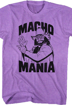 Purple Macho Mania Randy Savage T-Shirt