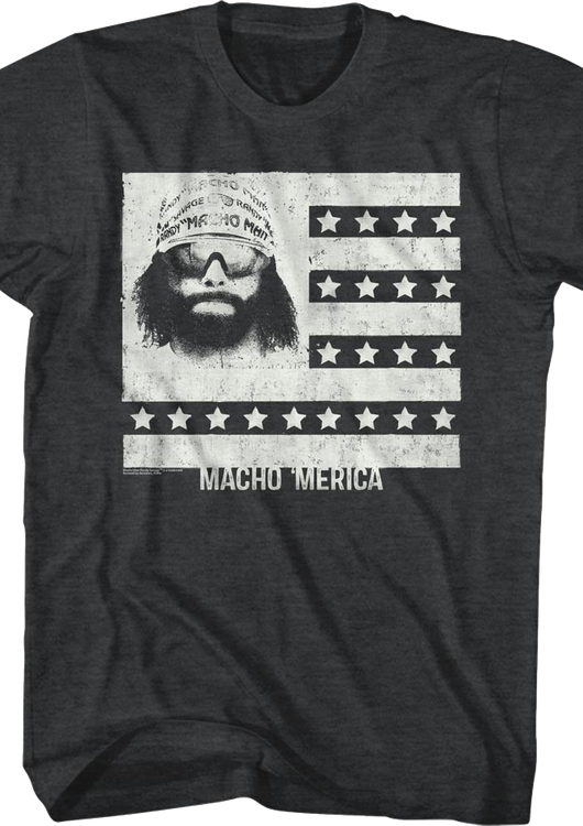 Macho 'Merica Macho Man Randy Savage T-Shirt - main product image