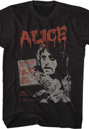 Mad House Rock Alice Cooper T-Shirt