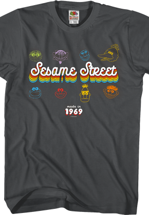 Made in 1969 Sesame Street T-Shirt