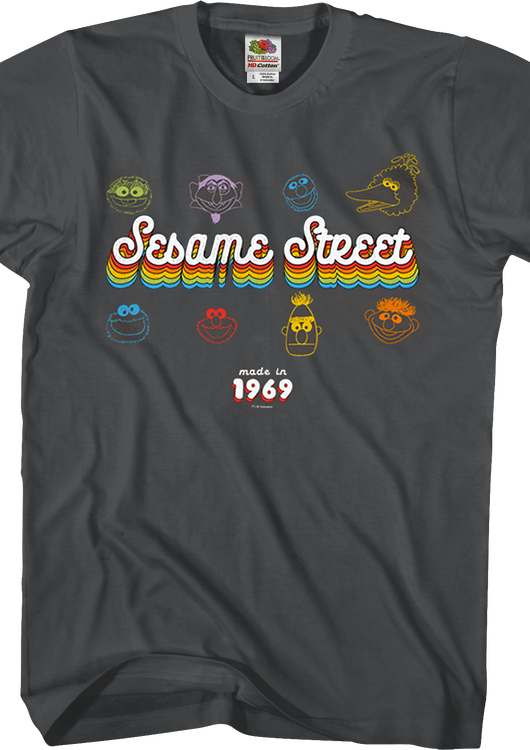 Made in 1969 Sesame Street T-Shirt - main product image