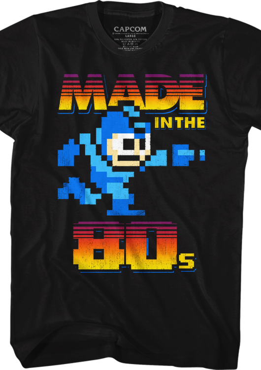 Made in the 80s Mega Man T-Shirt - main product image