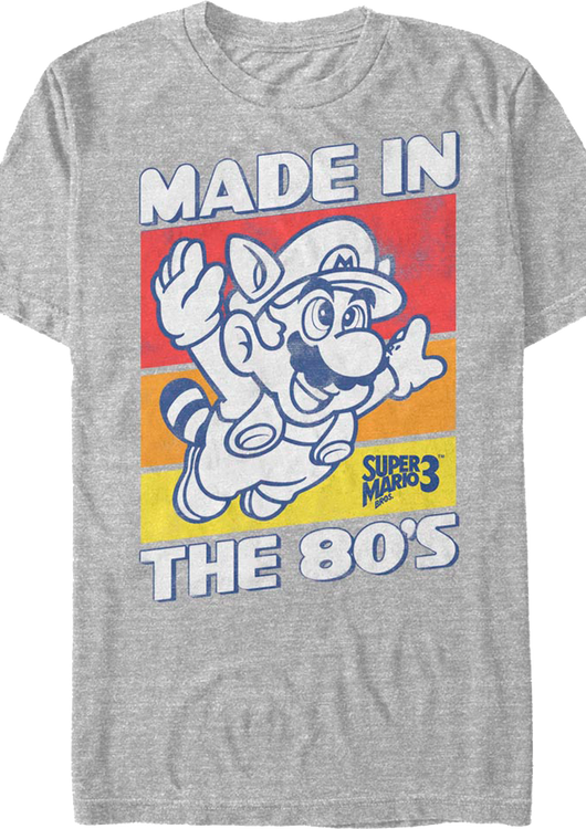 Made In The 80's Super Mario Bros. 3 T-Shirt - main product image