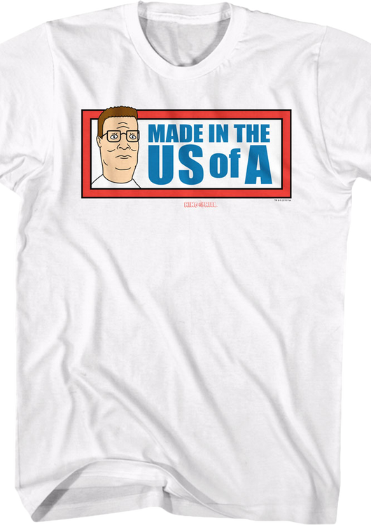 Made in the US of A King of the Hill T-Shirt - main product image