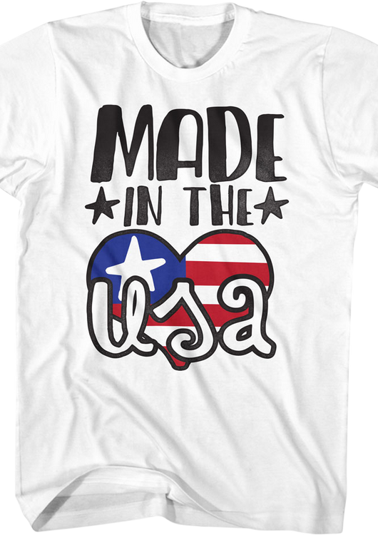 Made In The USA Heart T-Shirt - main product image