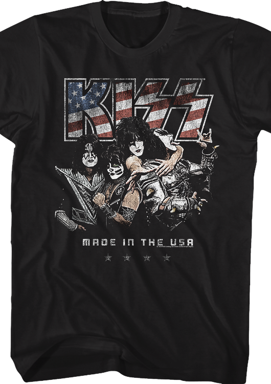 Made In The USA KISS T-Shirt - main product image