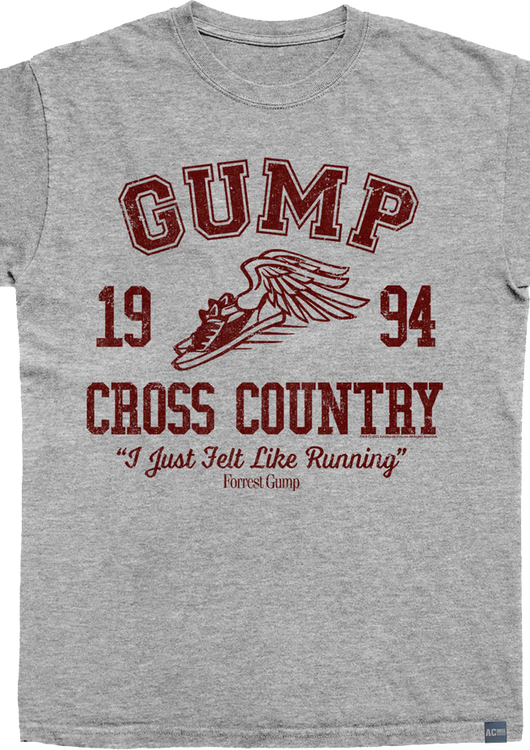 Made In USA 1994 Cross Country Forrest Gump T-Shirt - main product image