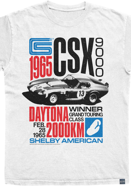 Made In USA Carroll Shelby GT 40 Daytona 2000 km T-Shirt - main product image