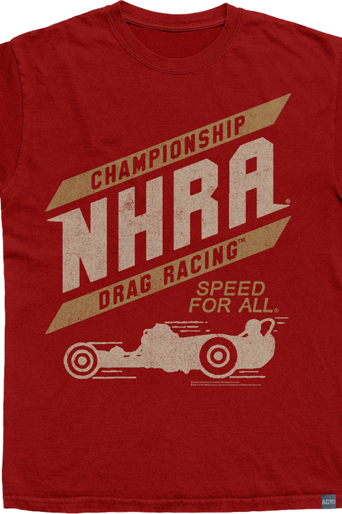Made In USA Championship Drag Racing NHRA T-Shirtmain product image