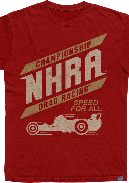 Made In USA Championship Drag Racing NHRA T-Shirt - main product image