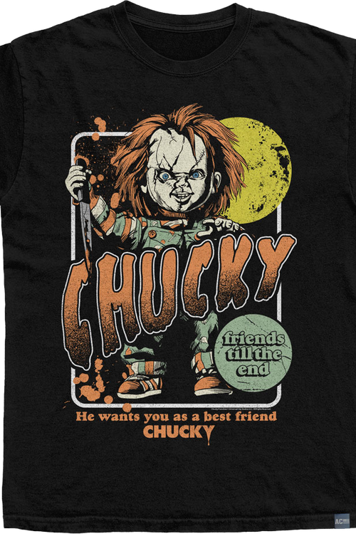 Made In USA Chucky Friends Till The End Child's Play T-Shirtmain product image