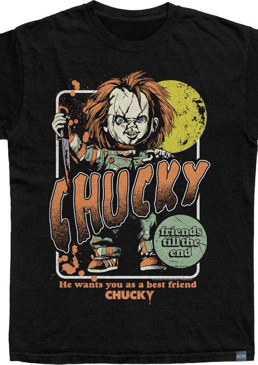 Made In USA Chucky Friends Till The End Child's Play T-Shirt - main product image