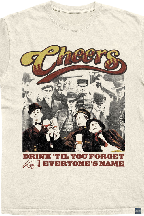 Made In USA Drink 'Til You Forget Everyone's Name Cheers T-Shirtmain product image