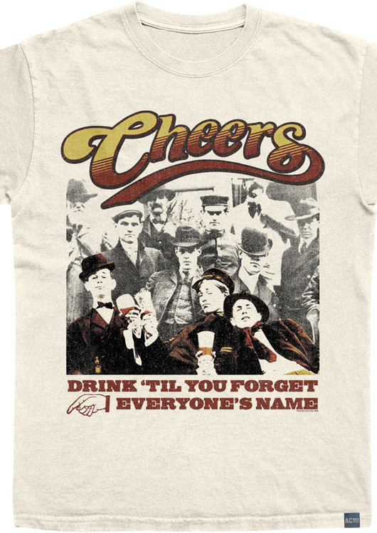 Made In USA Drink 'Til You Forget Everyone's Name Cheers T-Shirt - main product image