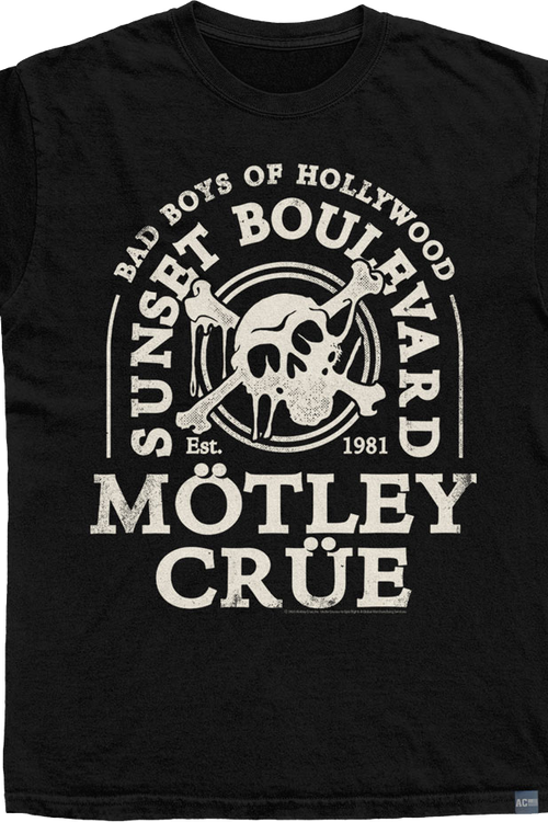 Made In USA Dripskull Motley Crue T-Shirtmain product image
