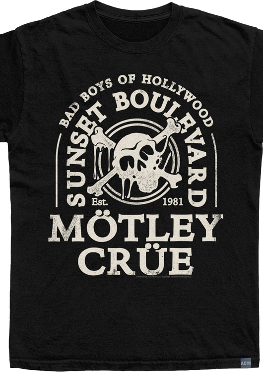 Made In USA Dripskull Motley Crue T-Shirt - main product image