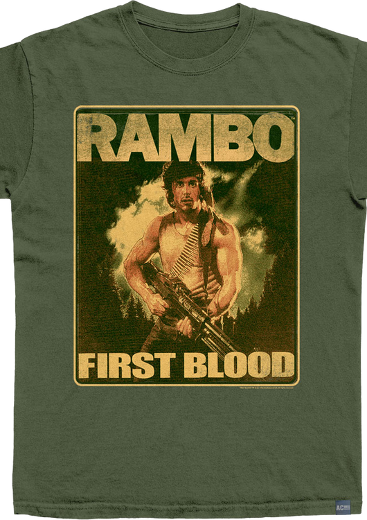 Made In USA First Blood Rambo T-Shirt - main product image