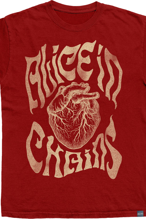 Made In USA Heart Alice In Chains T-Shirtmain product image