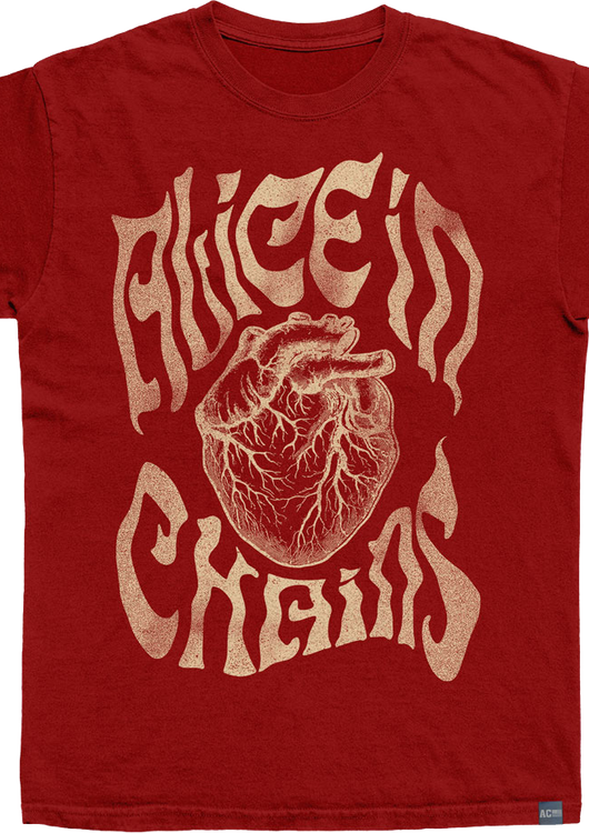 Made In USA Heart Alice In Chains T-Shirt - main product image