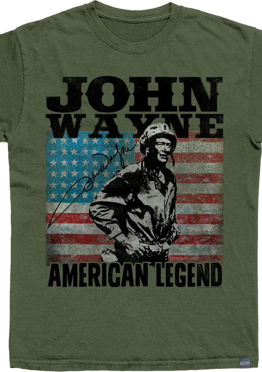Made In USA John Wayne American Legend T-Shirt - main product image