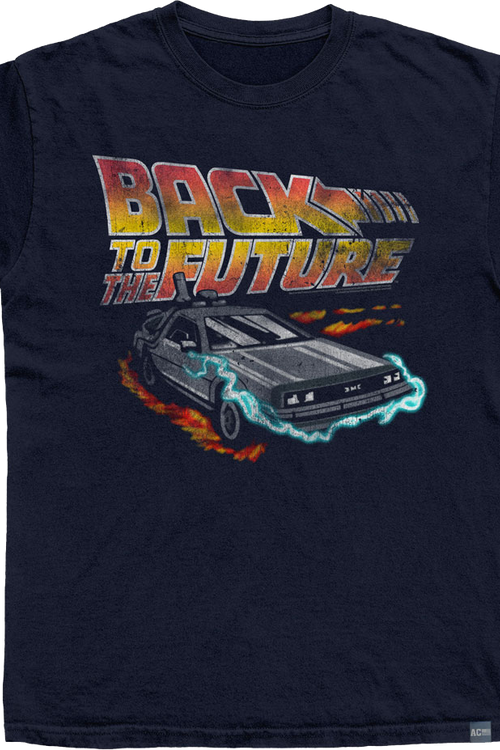 Made In USA Lightning DeLorean Back To The Future T-Shirtmain product image