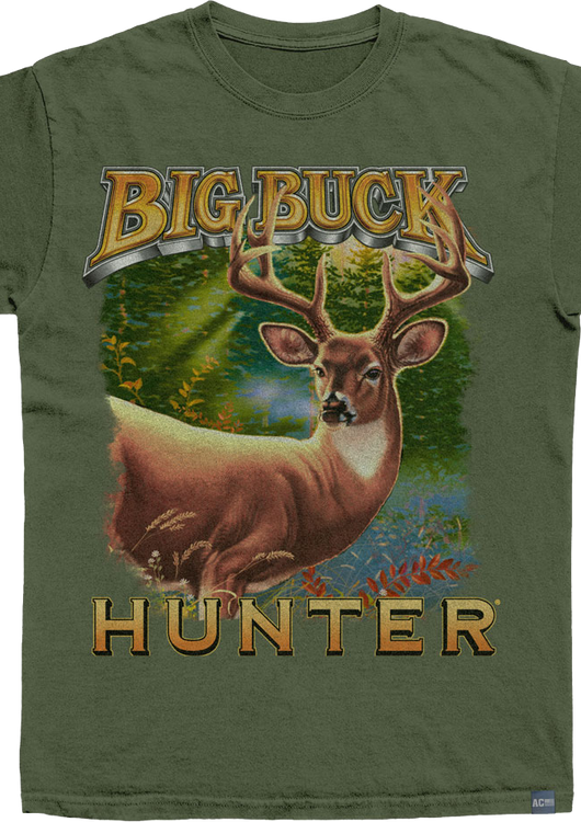Made In USA Logo and Deer Big Buck Hunter T-Shirt - main product image