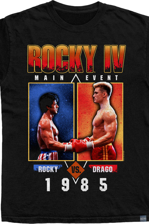 Made In USA Main Event Rocky Vs. Drago 1985 Rocky IV T-Shirtmain product image