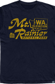 Made In USA Mt. Ranier Elevation NPCA T-Shirt