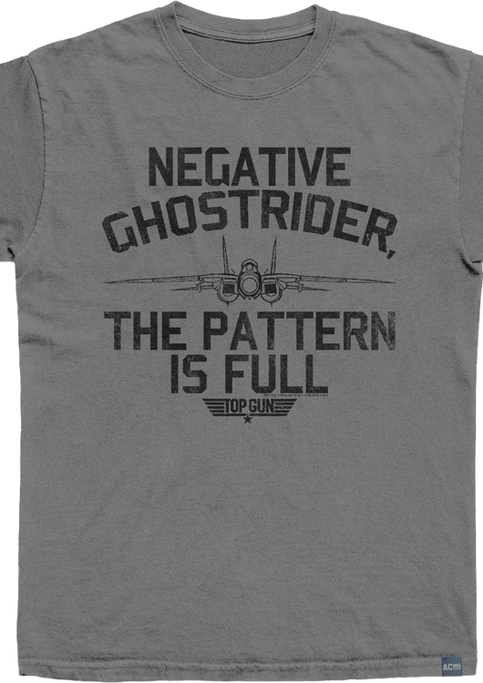 Made In USA Negative Ghostrider Top Gun T-Shirt - main product image