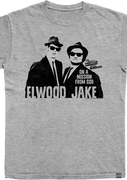 Made In USA On A Mission From God The Blues Brothers T-Shirt - main product image